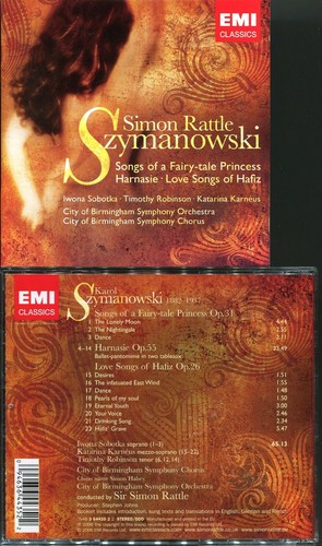 Karol szymanowski songs - szymanowski,, of